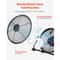 Portable Camping Fan With Battery Rotation Speed Cooling Air Fan 2