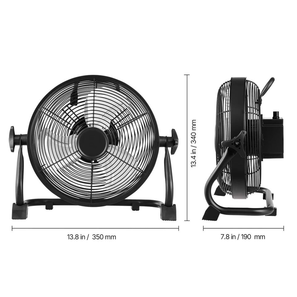 Portable Camping Fan With Battery Rotation Speed Cooling Air Fan 5