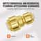 Premium Brass PushFit PEX Pipe Fittings 2