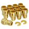 Premium Brass PushFit PEX Pipe Fittings 5