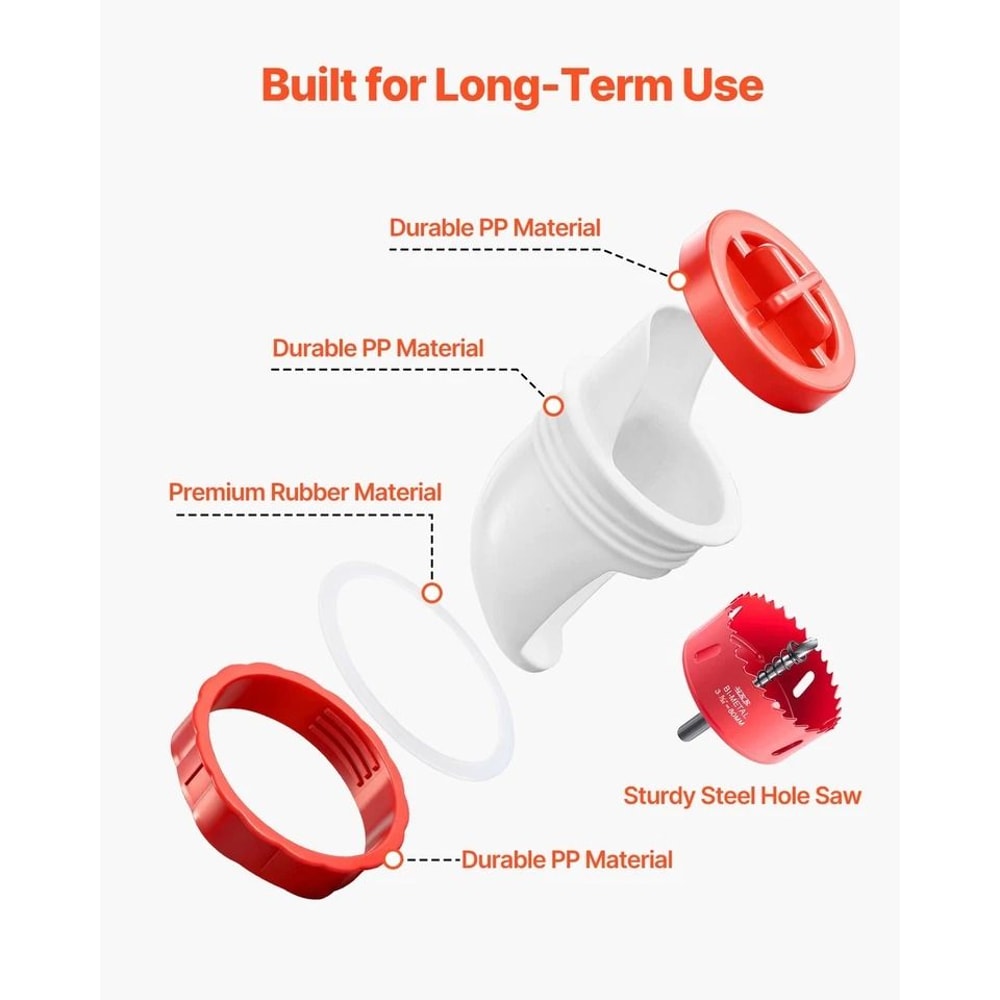 DIY Poultry Feeder With Rainproof Feed Ports For Automatic Feeding Ideal For Chicken Farms And Back 3
