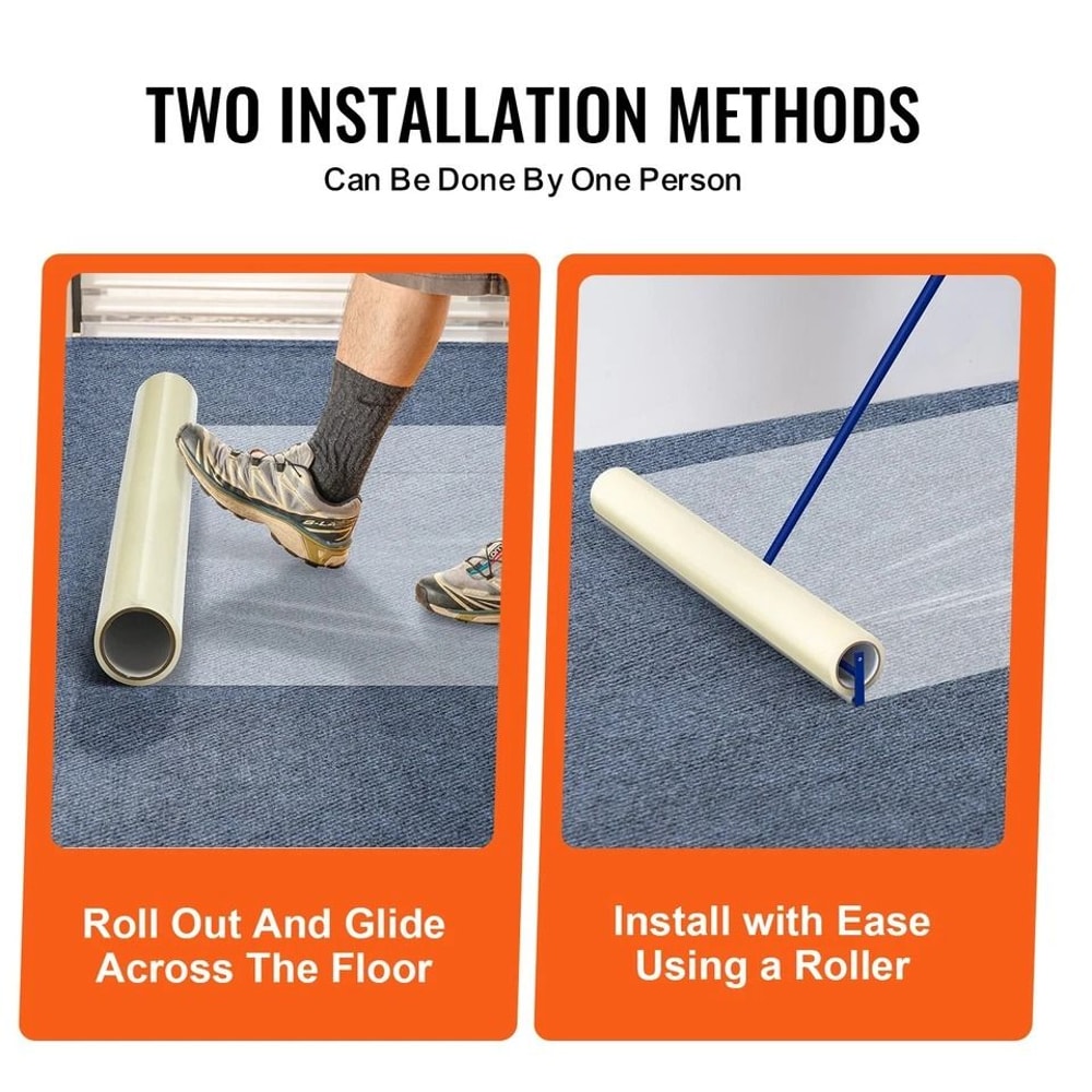 Carpet Protection Film SelfAdhesive PE Car Floor Protector For Easy Cleanup 4