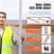 Professional Telescopic Aluminum Leveling Rod With Dual Side Precision Scale 2
