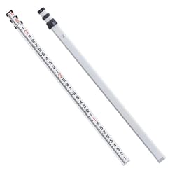 professional telescopic aluminum leveling rod with dual side precision scale
