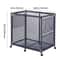Rolling Pool Toy Storage Bin Organizer With Frame Mesh Fabric Caster Wheels 3