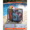 Rolling Pool Toy Storage Bin Organizer With Frame Mesh Fabric Caster Wheels 7