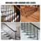 Aluminum Alloy Baluster Flat Shoes For Staircase Wrought Spindles For Stylish Railings 4