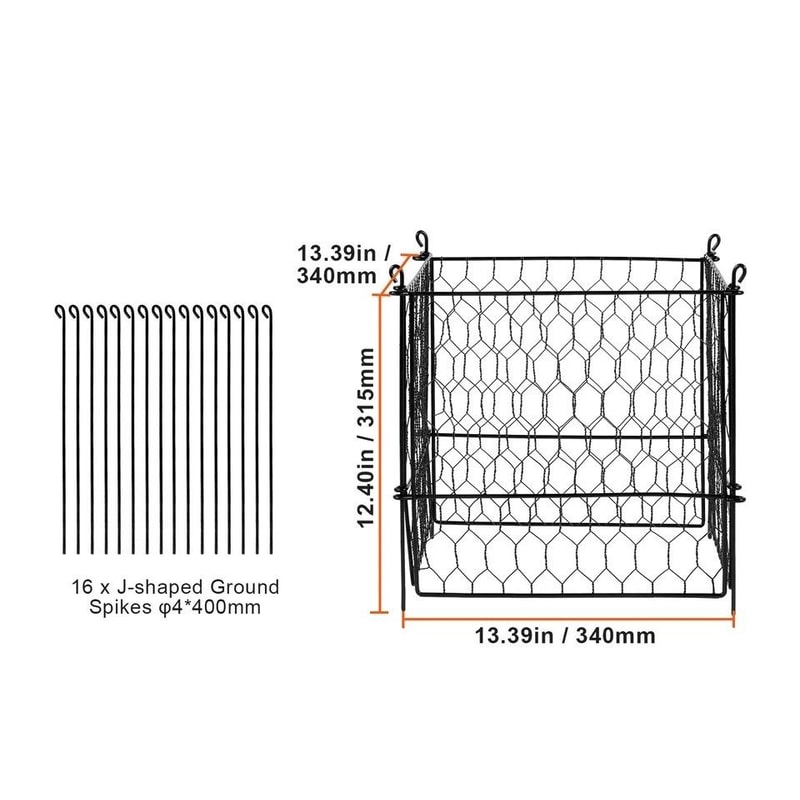 Animal Protector Metal Plant Cage Garden Defense 3