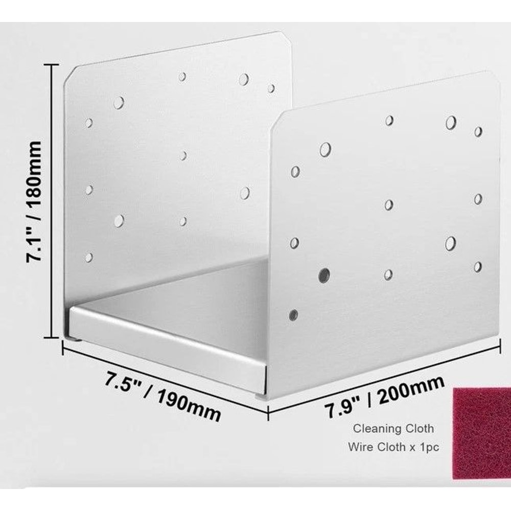 Adjustable Post Base Concrete Deck Post Anchor Bracket For Strong Stable Deck Construction 4