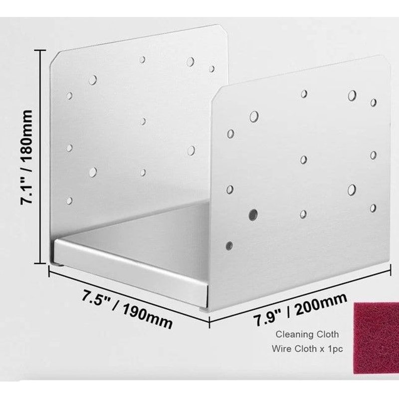 Adjustable Post Base Concrete Deck Post Anchor Bracket For Strong Stable Deck Construction 4