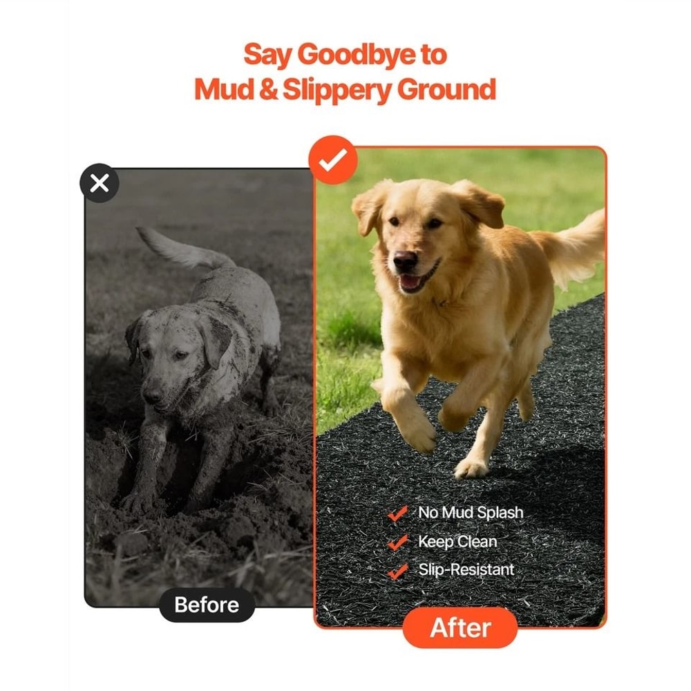 Rubber Mulch Roll For Landscaping Borders 3