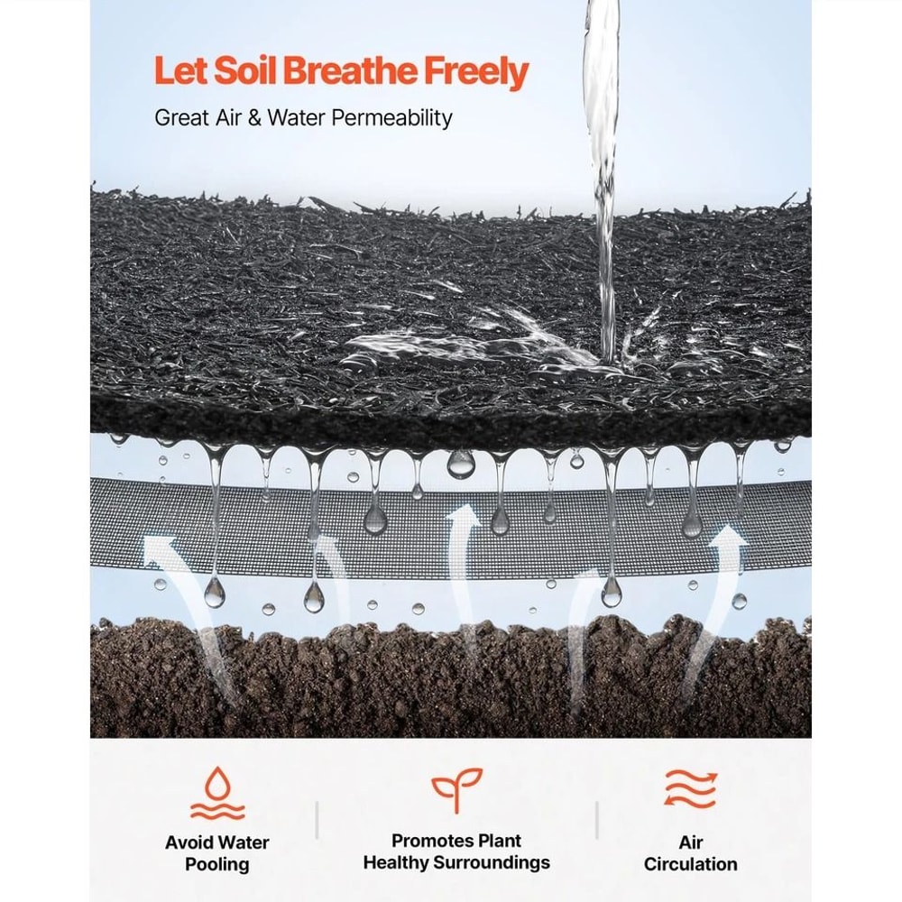 Rubber Mulch Roll For Landscaping Borders 4