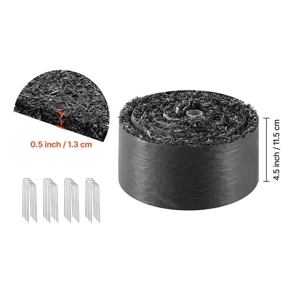 Rubber Mulch Roll For Landscaping Borders 7