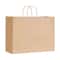 Kraft Paper Bags With Handles EcoFriendly Brown Shopping Party Retail Bags 0
