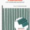 Green Chain Link Fence Privacy Slats With Bottom Lock For High Fence SingleWall Design 1