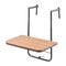 Balcony Hanging Table Outdoor Adjustable Railing Bar Table Patio Balcony Garden 0