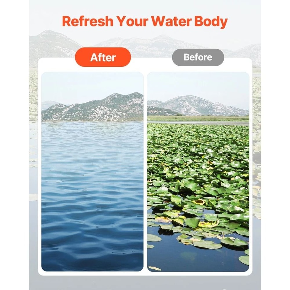 Pond Aquatic Weed Removal Rake With Rope DoubleSided Lake Weed Rake For Effective Cleanup 2