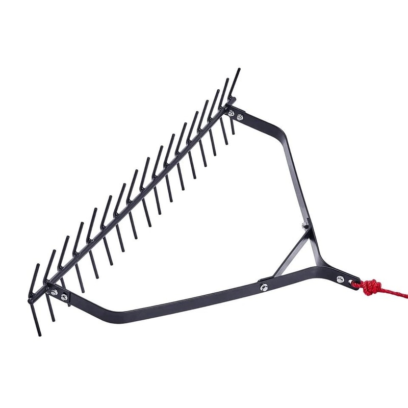 Pond Aquatic Weed Removal Rake With Rope DoubleSided Lake Weed Rake For Effective Cleanup 4