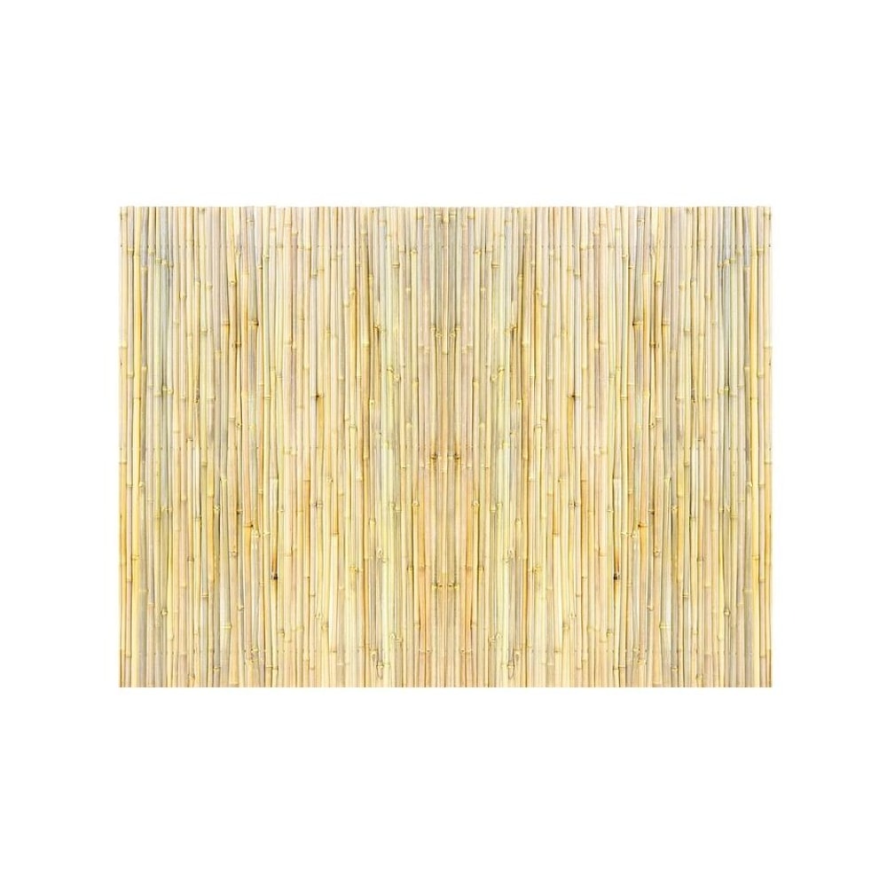 Rolled Bamboo Privacy Fence Panel Natural Bamboo Outdoor Garden Fencing 5