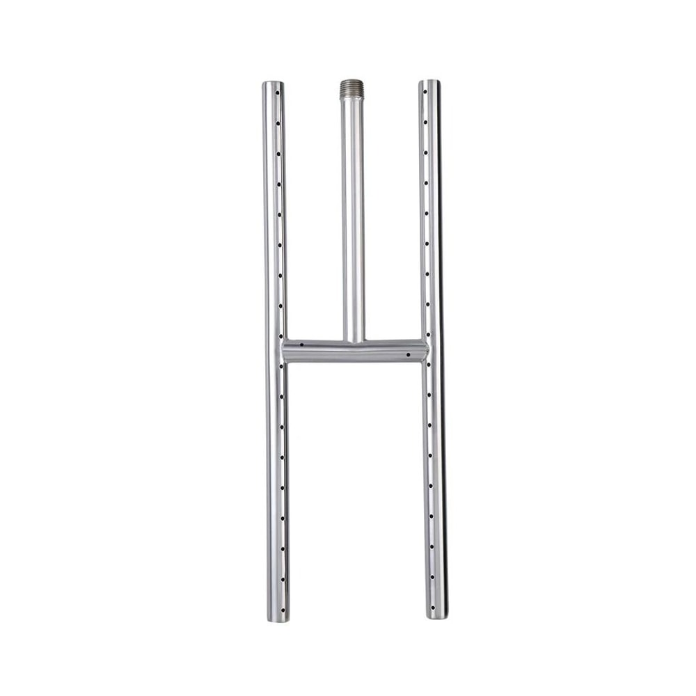 Dropin Fire Pit Pan Hshape Burner Fire Pit Kit For Backyard Outdoor Use 6