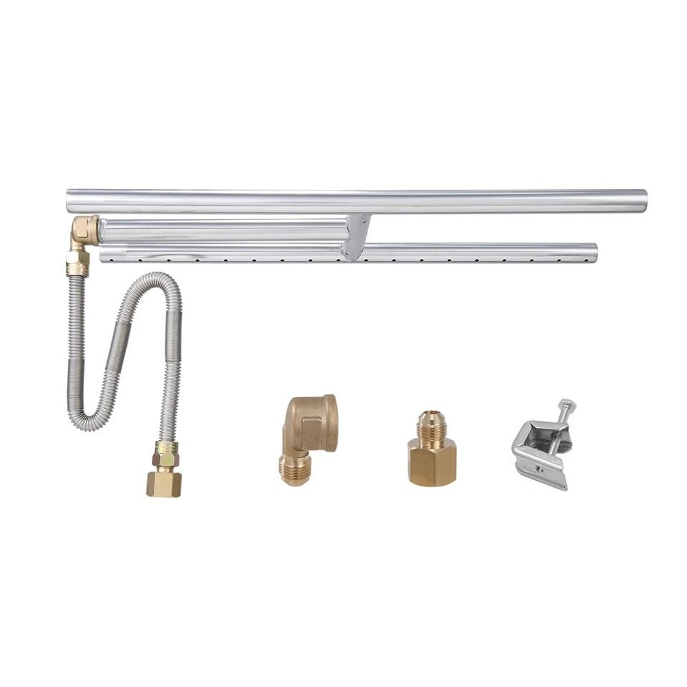 Dropin Fire Pit Pan Hshape Burner Fire Pit Kit For Backyard Outdoor Use 7