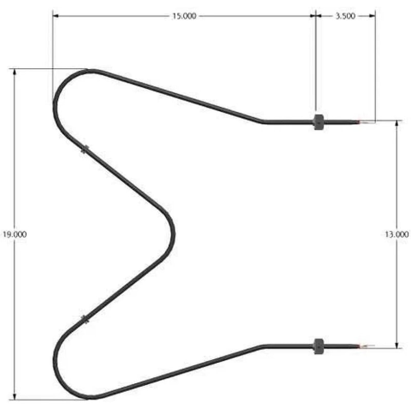 Frigidaire Electrolux Range Oven Bake Lower Unit Element Replacement For Heating Element 3