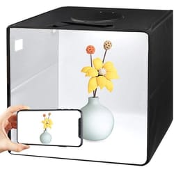 large led light box photo tent dimmable photography studio lighting kit for professional shoots