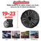 Durable Black DIY Spare Tire Cover For Trailer Wheels Protects Against Sun Rain 4