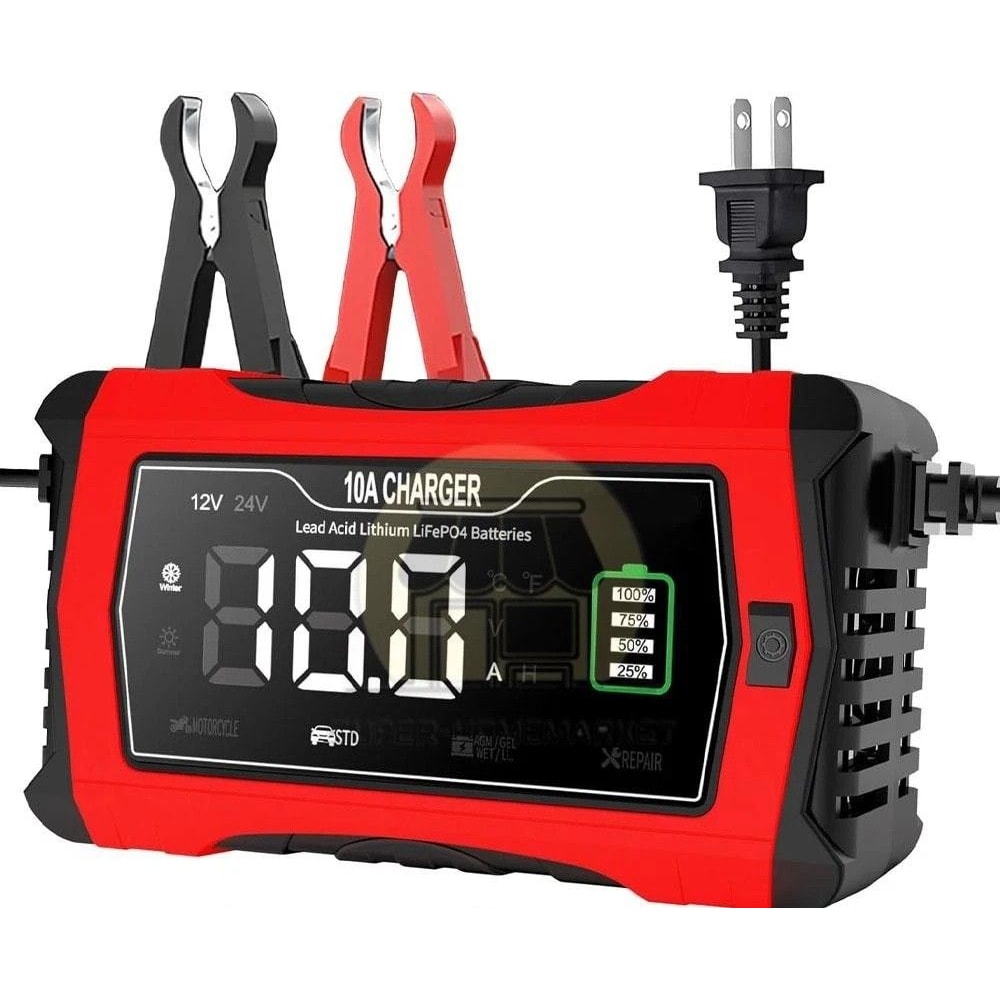 Car Smart Battery Charger For Lithium LeadAcid Maintainer 0
