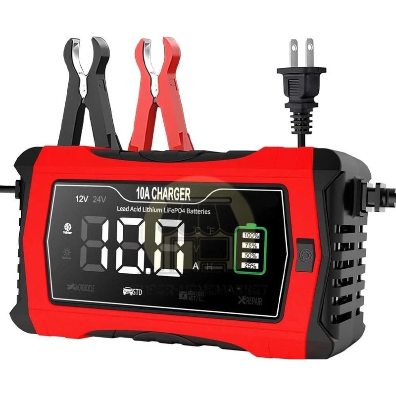 Car Smart Battery Charger For Lithium LeadAcid Maintainer 0