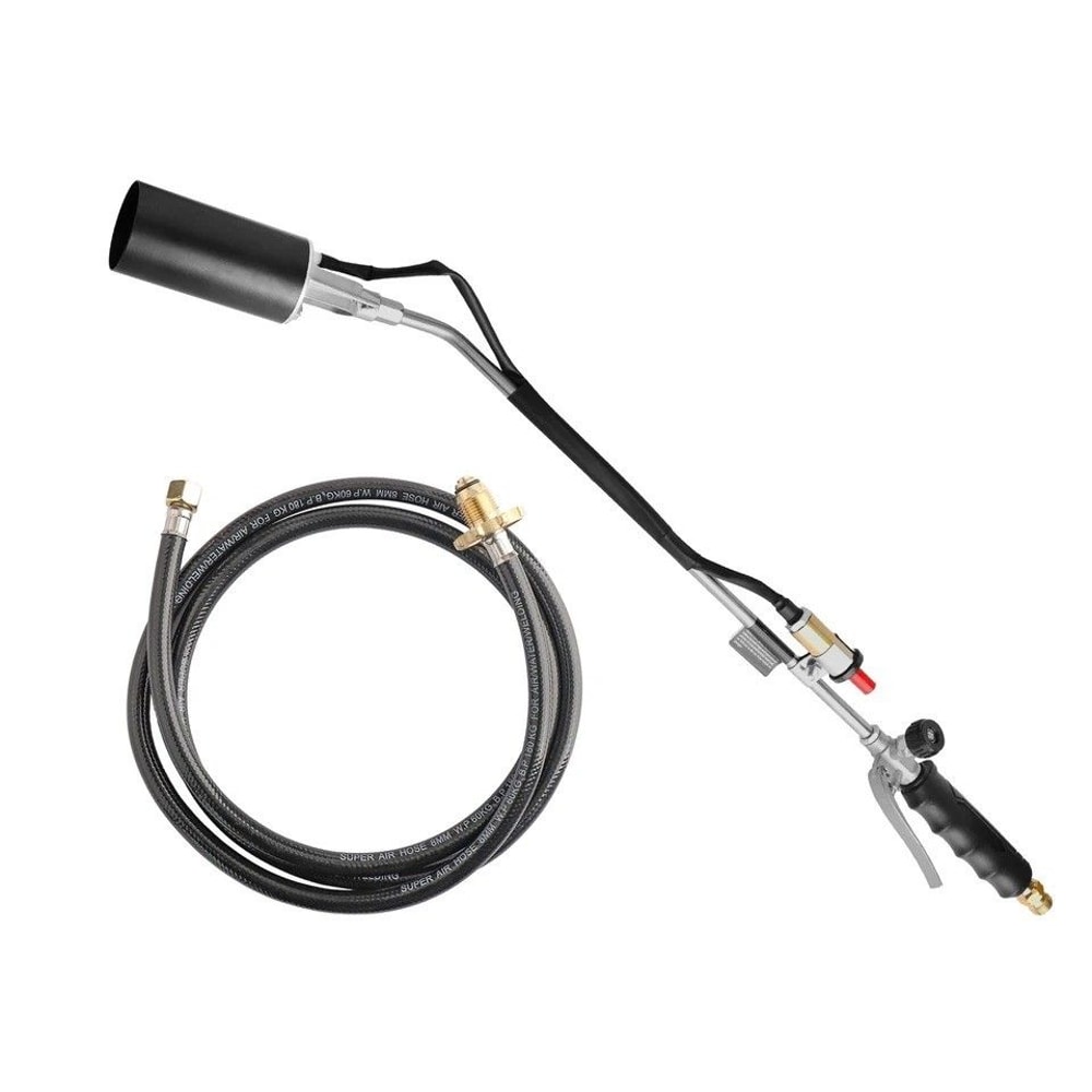 Portable Propane Torch Weed Burner HighTemperature Ice Snow Melter Outdoor Flame Thrower With Hose 0