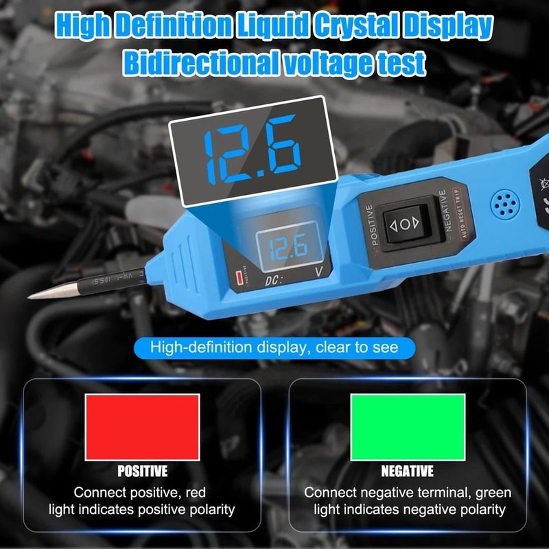 Digital Automotive Electrical Tester Probe Circuit Test Tool For Car Power And Battery 2