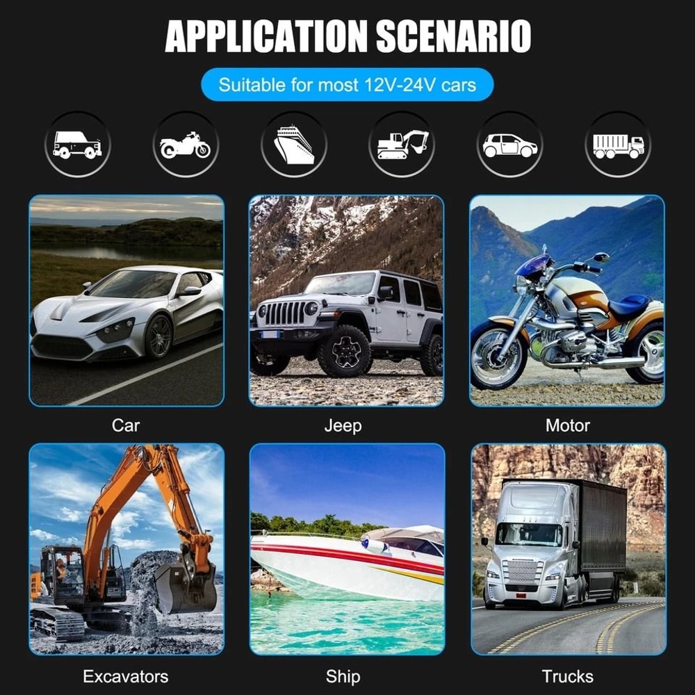 Digital Automotive Electrical Tester Probe Circuit Test Tool For Car Power And Battery 8