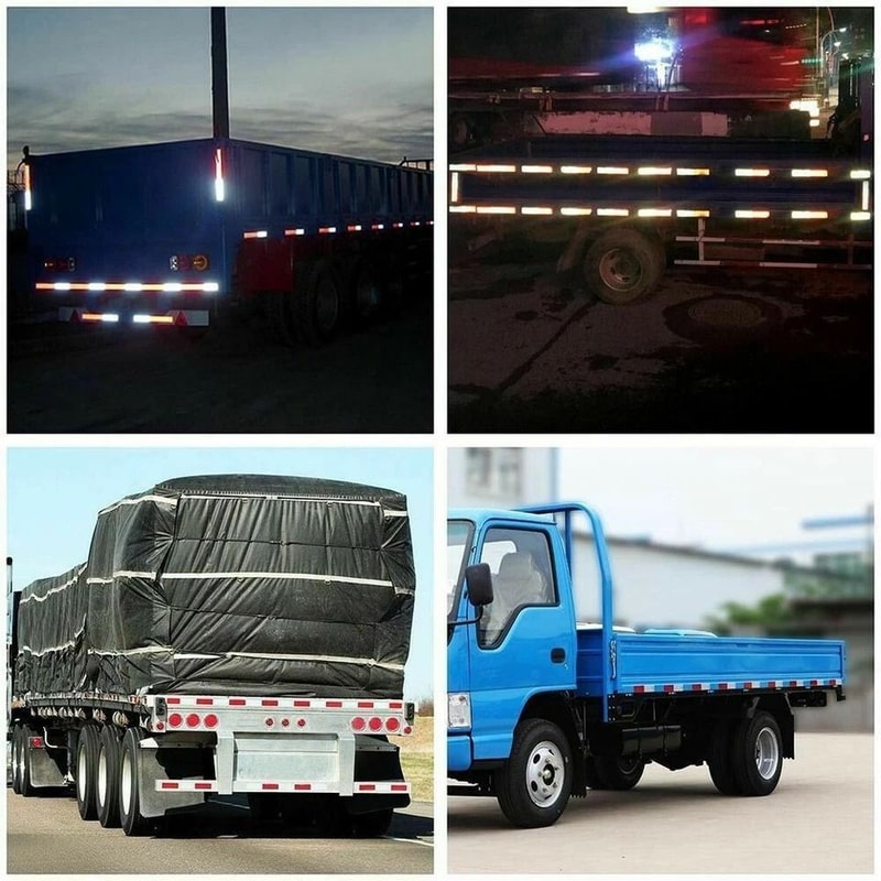 DOT Approved Reflective Trailer Tape HighVisibility Red White Roll 11