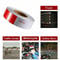 DOT Approved Reflective Trailer Tape HighVisibility Red White Roll 2