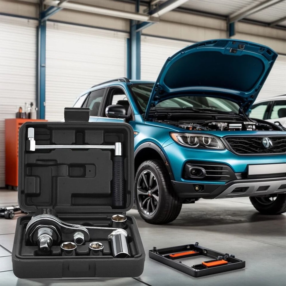 Torsional Torque Multiplier Wrench Lug Nut Remover Set With Sockets For Effortless Tire Changes 3