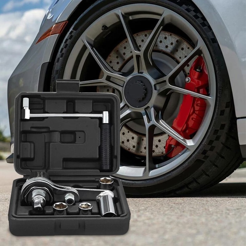 Torsional Torque Multiplier Wrench Lug Nut Remover Set With Sockets For Effortless Tire Changes 6