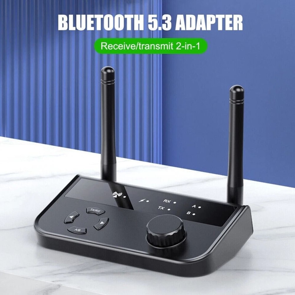 Bluetooth Audio Adapter Long Range Wireless Transmitter Receiver For TV And Stereo 1