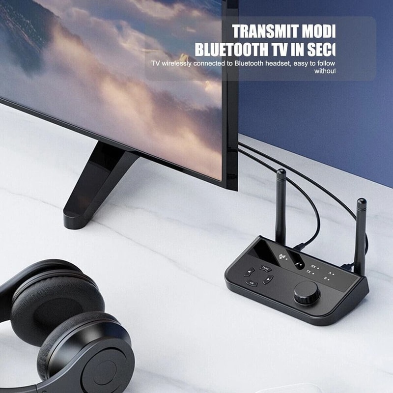Bluetooth Audio Adapter Long Range Wireless Transmitter Receiver For TV And Stereo 5