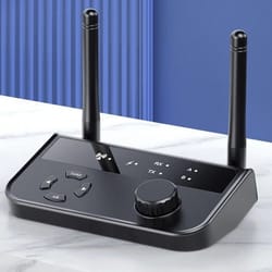 bluetooth audio adapter long range wireless transmitter & receiver for tv and stereo