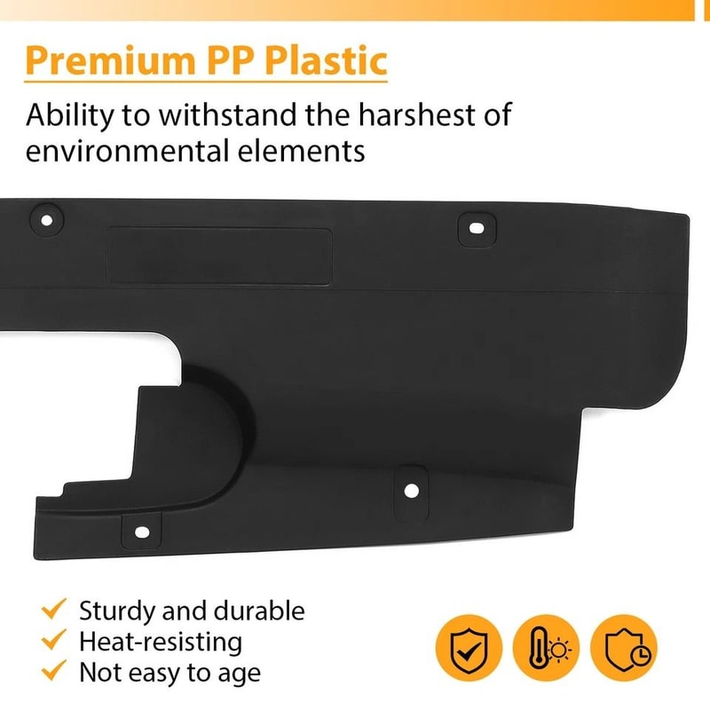 Radiator Upper Air Baffle Panel Cover For Chevy Silverado GMC Sierra 3