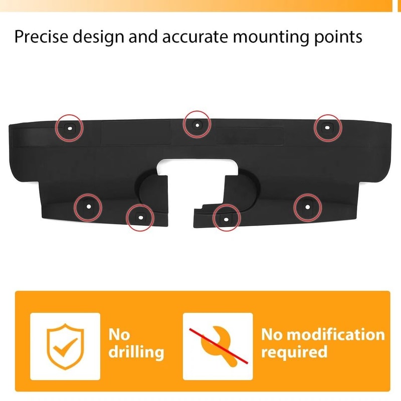 Radiator Upper Air Baffle Panel Cover For Chevy Silverado GMC Sierra 4