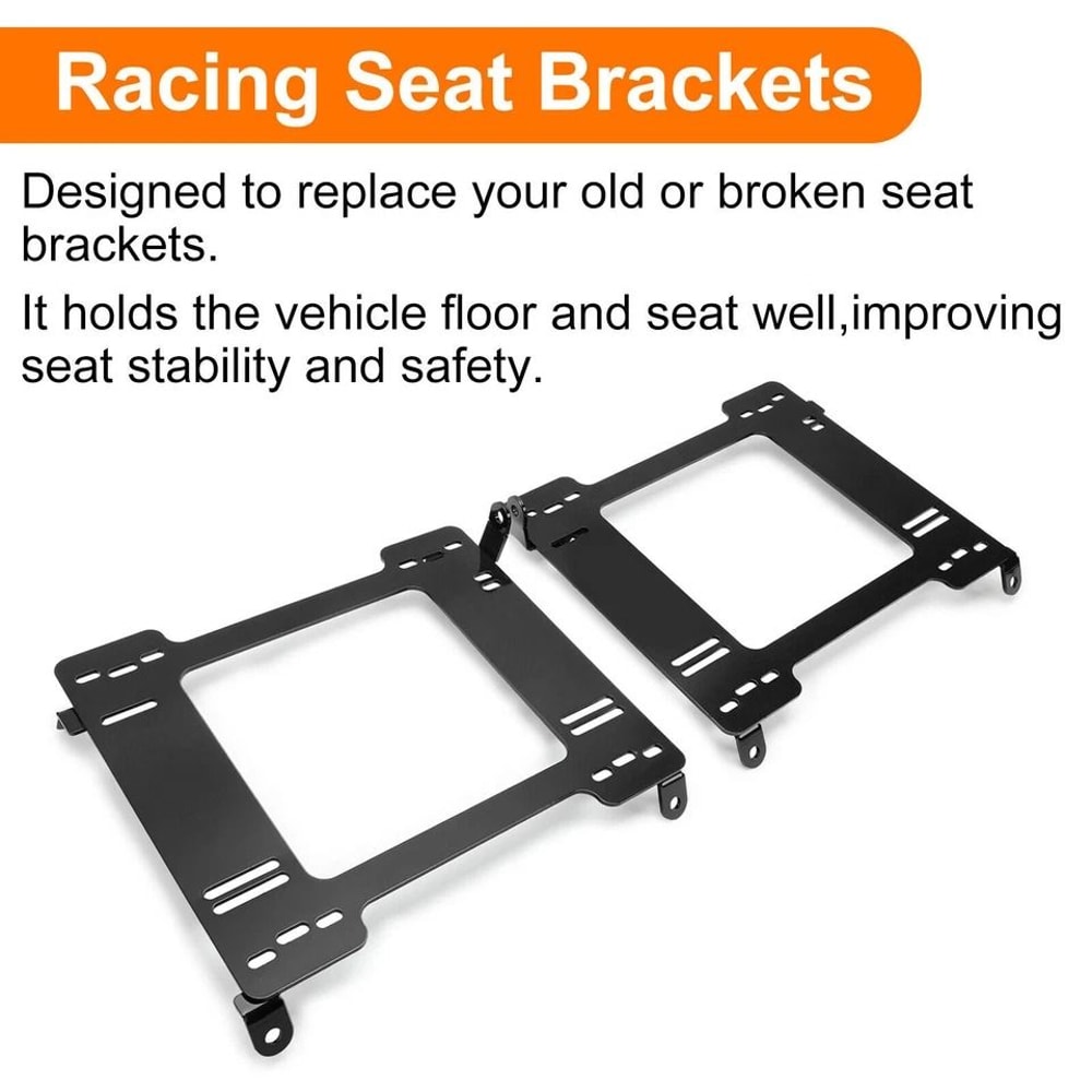 HeavyDuty Racing Seat Brackets For Honda Civic EG Acura Integra Driver Passenger Set 4