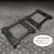 HeavyDuty Racing Seat Brackets For Honda Civic EG Acura Integra Driver Passenger Set 9