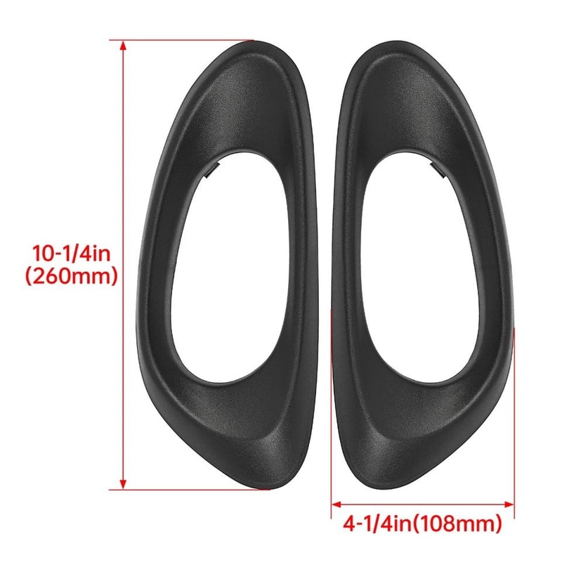 Premium Textured Interior Door Handle Bezel Set For Chevy Trailblazer 1