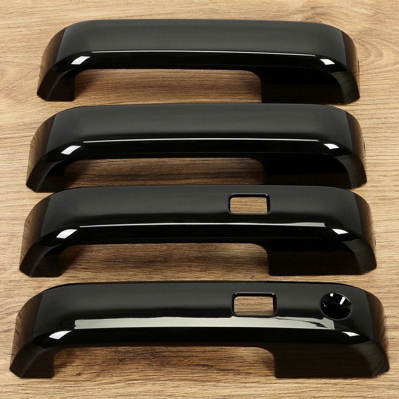 Gloss Black Door Handle Covers For Ford Super Duty 5