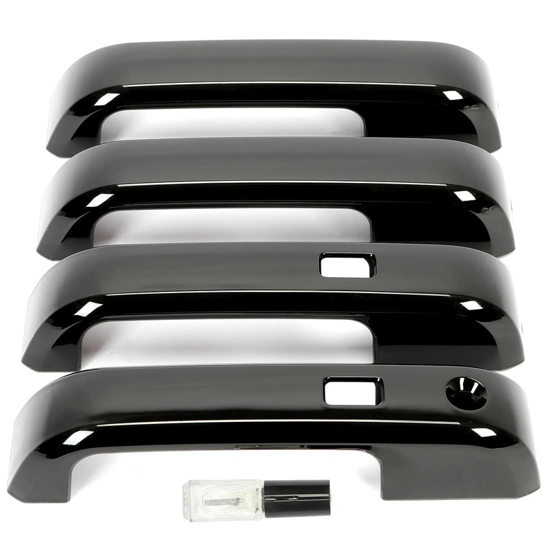 Gloss Black Door Handle Covers For Ford Super Duty 6
