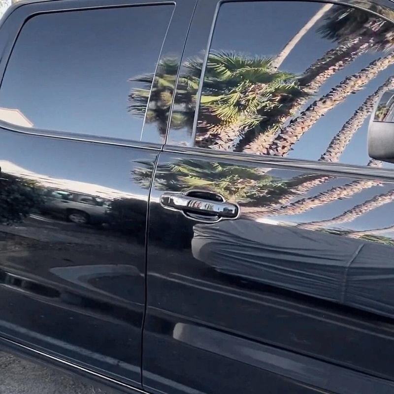 Gloss Black Door Handle Set For Chevy Silverado 4