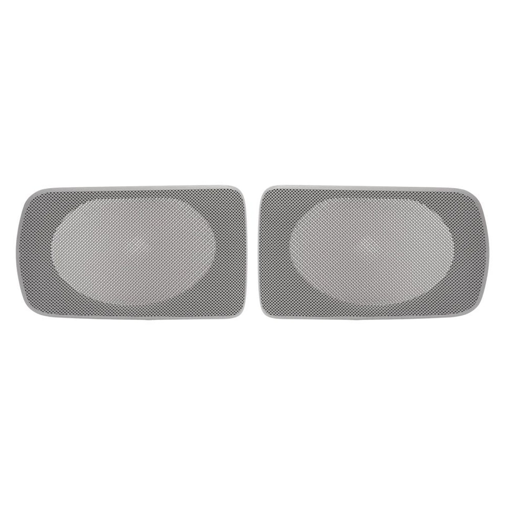 Speaker Grille Pair Dark Gray Rear Cover Interior Trim Replacement 2