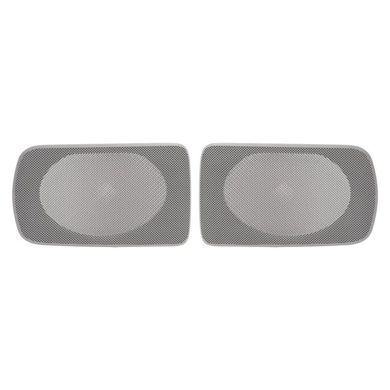 Speaker Grille Pair Dark Gray Rear Cover Interior Trim Replacement 2
